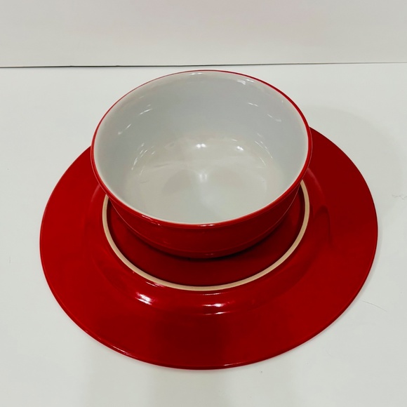 NEW 11 inch Red Cake Stand Dessert Plate Riser Serving Tray - Picture 4 of 6